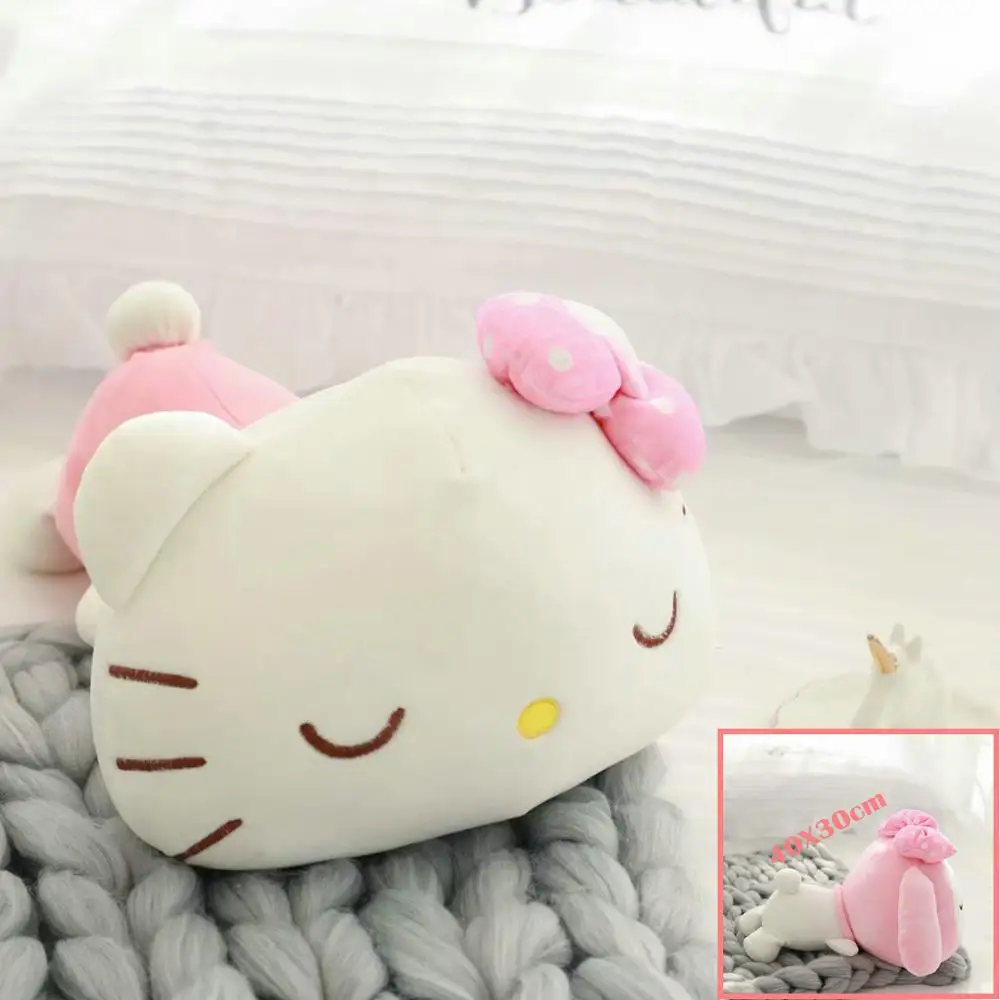 40cm lying KT melody toy kawaii plush anime figure Little dog soft doll pink KT pillow baby kids toys birthday gift for girls
40cm lying KT melody toy kawaii plush anime figure Little dog soft doll pink KT pillow baby kids toys birthday gift for girls