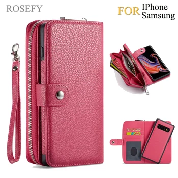 For Samsung galaxy S10 Plus S8 9 Plus S7edge Zipper Removable Wallet Lichee Pattern PU Leather Case For iPhone 6 7 8 Plus XS MAS
For Samsung galaxy S10 Plus S8 9 Plus S7edge Zipper Removable Wallet Lichee Pattern PU Leather Case For iPhone 6 7 8 Plus XS MAS