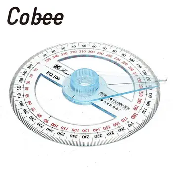 Cobee 360 Degree Protractor Round Ruler Edge Angle Finder Gauge Angular Education Transparent Drafting Protractor
Cobee 360 Degree Protractor Round Ruler Edge Angle Finder Gauge Angular Education Transparent Drafting Protractor