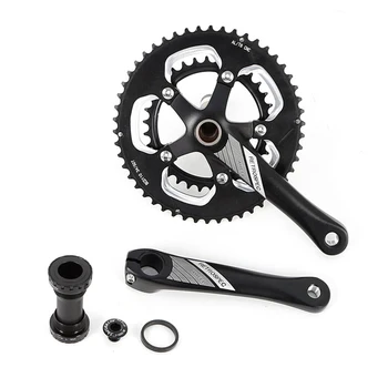 Q704 Teeth plate 34-50T aluminum alloy CNC hollow one folding car two large tooth plate 9 10 11 speed Bicycle Crank & ChainwheeL 
Q704 Teeth plate 34-50T aluminum alloy CNC hollow one folding car two large tooth plate 9 10 11 speed Bicycle Crank & ChainwheeL