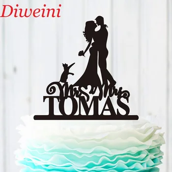 Personalised Bride and Groom Cake Topper,Mr and Mrs Last Name Cake Decoration,Acrylic Wedding Cake Topper For Party Supplies
Personalised Bride and Groom Cake Topper,Mr and Mrs Last Name Cake Decoration,Acrylic Wedding Cake Topper For Party Supplies