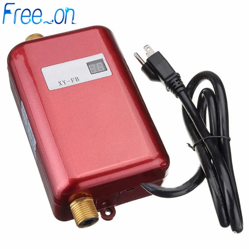 3800W Electric Water Heater Instant Tankless Water Heater 110V 3.8KW Temperature display Heating Shower Universal
3800W Electric Water Heater Instant Tankless Water Heater 110V 3.8KW Temperature display Heating Shower Universal
