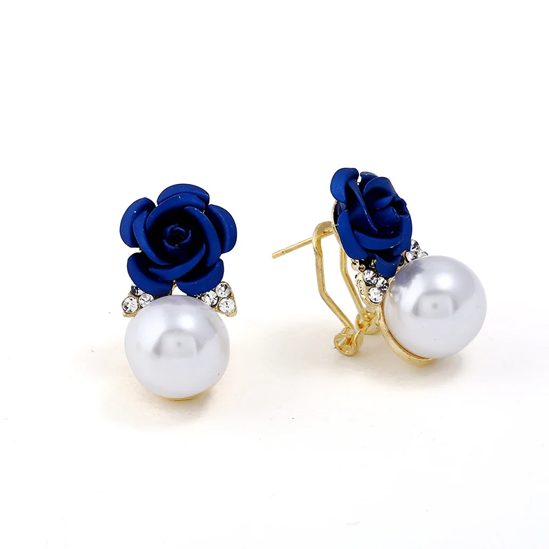 Berbeny Fashion Fine Excellent Jewelry Rhinestone Elegant Simulation Rose Flower Big Pearl Stud Earrings For Women Beauty Gift
Berbeny Fashion Fine Excellent Jewelry Rhinestone Elegant Simulation Rose Flower Big Pearl Stud Earrings For Women Beauty Gift