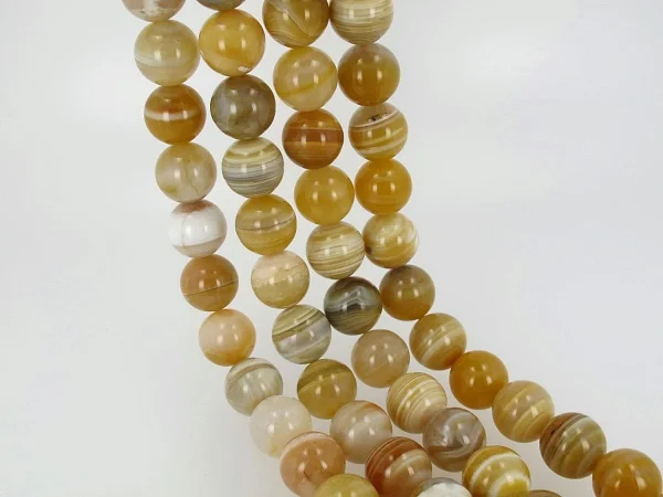 Красивые 10 мм круглые желтые ботсванские Агаты бусины около 25 шт|beads beads|agate