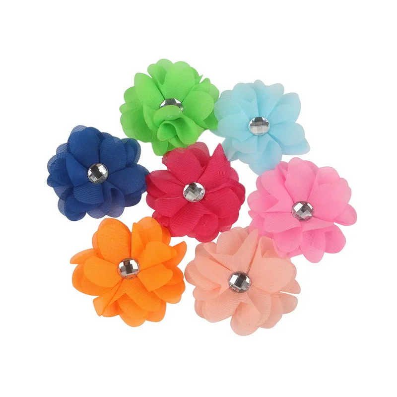 Chiffon Cloth Flower Sticker Handmade Fabric Acrylic Rhinestone Appliques Sewing Garment for Headband Clothes Accessories
Chiffon Cloth Flower Sticker Handmade Fabric Acrylic Rhinestone Appliques Sewing Garment for Headband Clothes Accessories