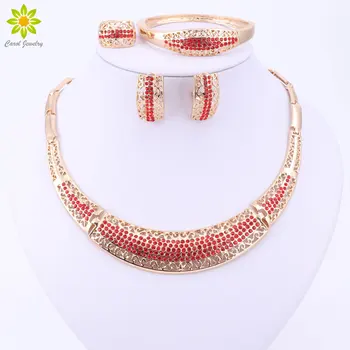 6Color African Jewelry Sets High Quality Jewelry Set Wedding Party Jewelry Set Gold/Silver Plated Fine Jewelry Women Necklace
6Color African Jewelry Sets High Quality Jewelry Set Wedding Party Jewelry Set Gold/Silver Plated Fine Jewelry Women Necklace