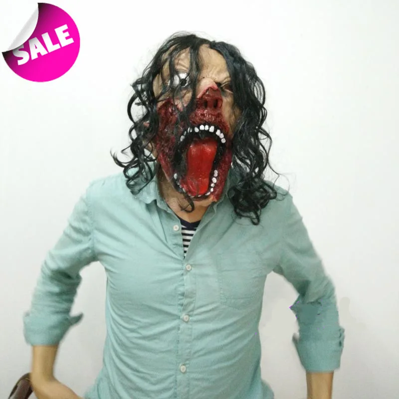 Sparta Realistic Horror Mask Silicone Full Head Scary Wig Cyclops Masks Halloween Movie Theme Party Cosplay Masquerade Costume
Sparta Realistic Horror Mask Silicone Full Head Scary Wig Cyclops Masks Halloween Movie Theme Party Cosplay Masquerade Costume