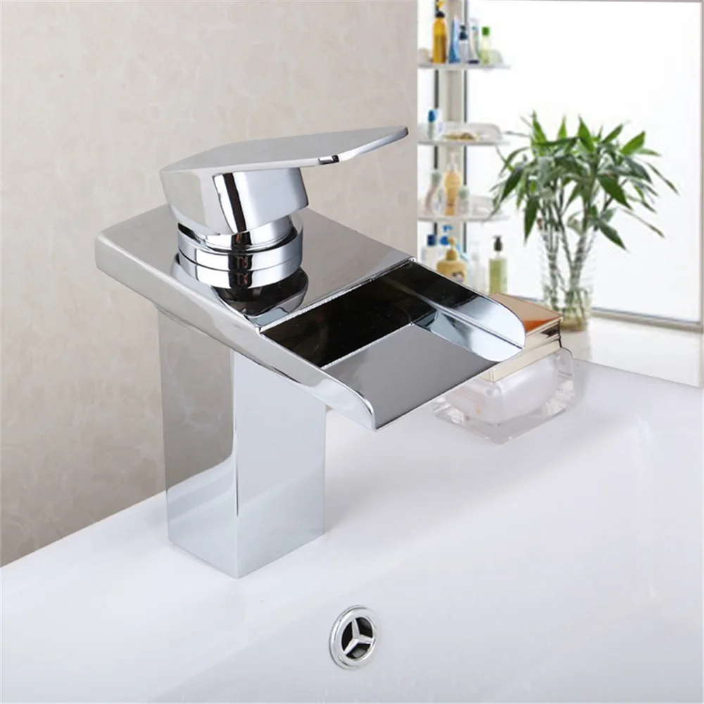 Torayvino Chrome Polished Bathroom Basin Sink Faucet Brass Waterfall Faucets Water Power Basin Mixer Tap Deck Mounted Taps
Torayvino Chrome Polished Bathroom Basin Sink Faucet Brass Waterfall Faucets Water Power Basin Mixer Tap Deck Mounted Taps