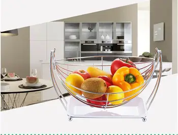 Contemporary and contracted receive fruit basket swing stainless steel candy plate
Contemporary and contracted receive fruit basket swing stainless steel candy plate