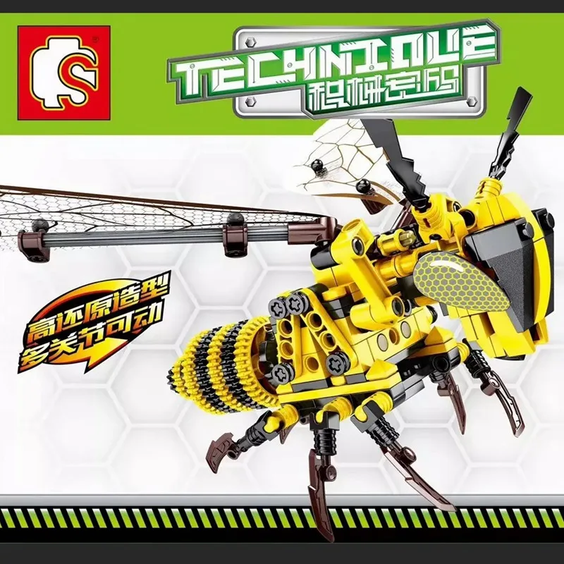 Technic Series Technique Honeybee Creator Building Blocks Toys for Children With 236pcs
Technic Series Technique Honeybee Creator Building Blocks Toys for Children With 236pcs