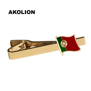 Portugal National Flag Tie Bar Gold Tie Pin For Formal Dress Shirt Ceremony Tie Clamp KS-0146
Portugal National Flag Tie Bar Gold Tie Pin For Formal Dress Shirt Ceremony Tie Clamp KS-0146