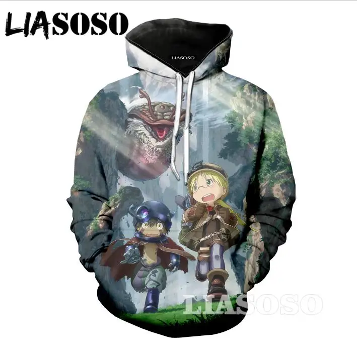 LIASOSO New Fashion 3D Print Anime Men Women Made in Abyss Hoodie Long-Sleeve Unisex Sweatshirt Cute Casual Top Pullover A062-05
LIASOSO New Fashion 3D Print Anime Men Women Made in Abyss Hoodie Long-Sleeve Unisex Sweatshirt Cute Casual Top Pullover A062-05