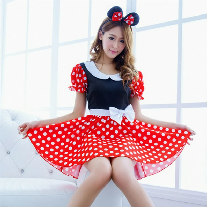 UPHYD Short Sleeve Cute Girls Dress Mouse Women Dresses Halloween Party Costume Cosplay Dots Dancewear For Girl
UPHYD Short Sleeve Cute Girls Dress Mouse Women Dresses Halloween Party Costume Cosplay Dots Dancewear For Girl
