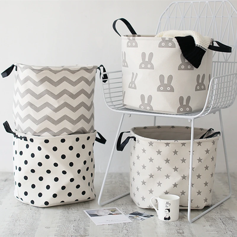 New Cotton Linen Square Laundry Hamper Clothes Storage Baskets Nordic Style Thickened Leather Handle Stocks Barrel Bags Folding
New Cotton Linen Square Laundry Hamper Clothes Storage Baskets Nordic Style Thickened Leather Handle Stocks Barrel Bags Folding