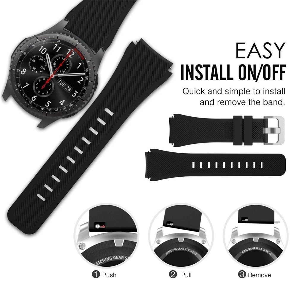 Gear S3 Frontier Strap for Samsung Galaxy Watch Huawei Watch Gt Active Strap 22mm Watch Band Correa Bracelet Belt
Gear S3 Frontier Strap for Samsung Galaxy Watch Huawei Watch Gt Active Strap 22mm Watch Band Correa Bracelet Belt