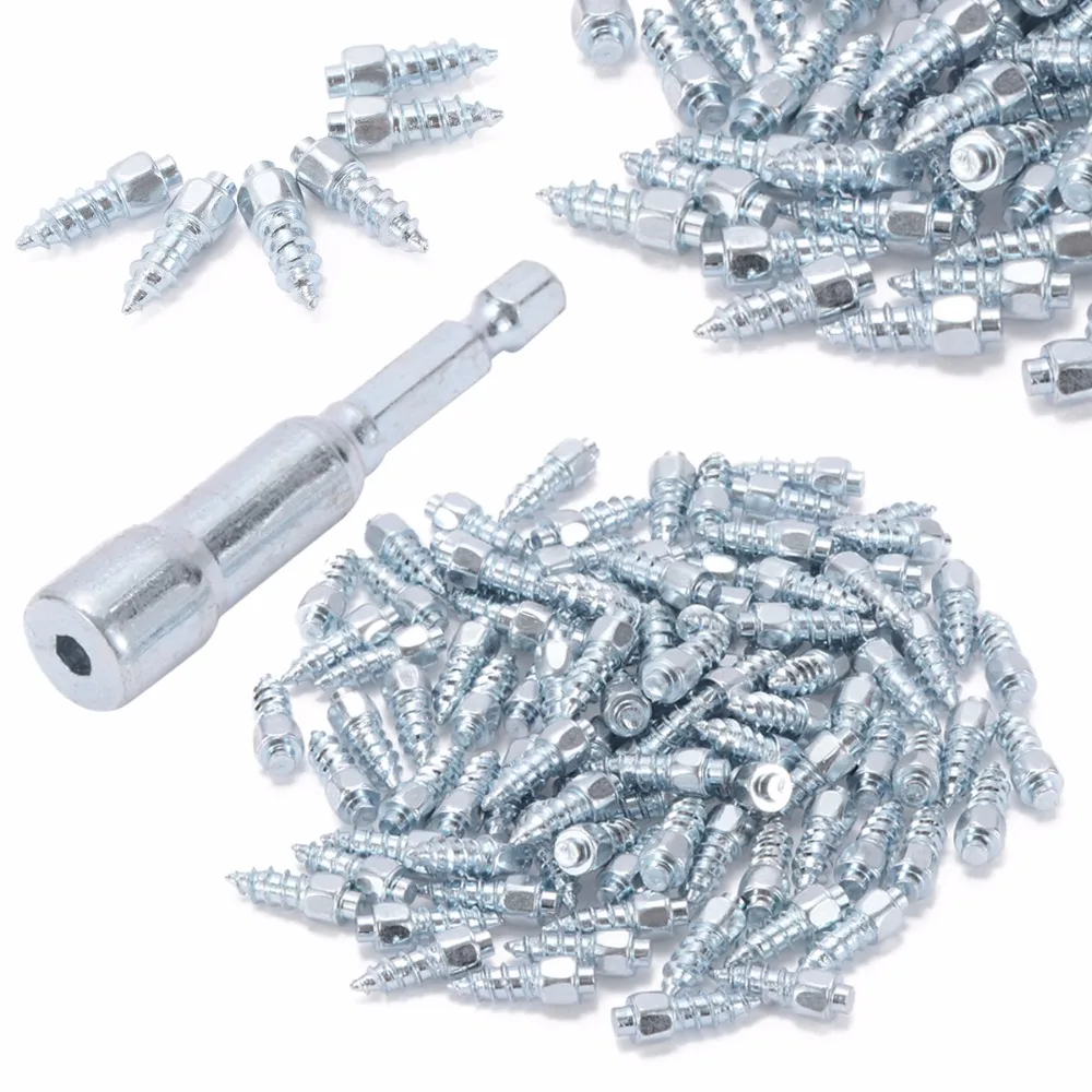 100 PCS Car Tire Stud Screws Anti-Slip Metal Tire Stud Screws Studded Winter Tires + Wrench For 12mm Car SUV Truck Motorcycle
100 PCS Car Tire Stud Screws Anti-Slip Metal Tire Stud Screws Studded Winter Tires + Wrench For 12mm Car SUV Truck Motorcycle