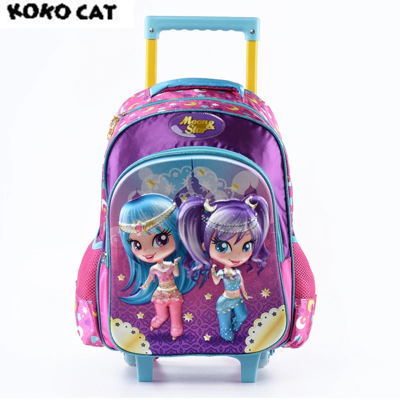 Cartoon 3D Kids Children School Trolley Bag Handsome Girl Bags Girls backpack with wheels Teen Girls Student Bag
Cartoon 3D Kids Children School Trolley Bag Handsome Girl Bags Girls backpack with wheels Teen Girls Student Bag