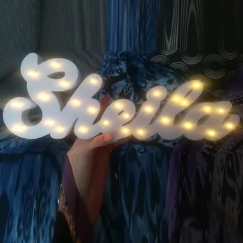 Wooden Letters Alphabet LED Lamp Sign Marquee Light Up Night LED Grow Light Wall Decoration For Bedroom Wedding Ornaments Lights
Wooden Letters Alphabet LED Lamp Sign Marquee Light Up Night LED Grow Light Wall Decoration For Bedroom Wedding Ornaments Lights