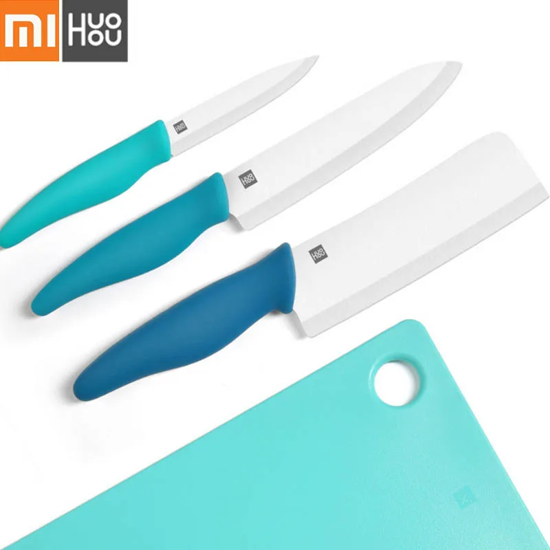 Xiaomi Huohou Ceramic Knife 3Pcs knives with Cutting Board Sharp Fruit/Meat/Vegetable Knife Non-slip handle for Kitchen H20
Xiaomi Huohou Ceramic Knife 3Pcs knives with Cutting Board Sharp Fruit/Meat/Vegetable Knife Non-slip handle for Kitchen H20