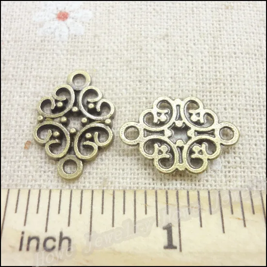 

27pcs Charms Connector Pendant Bright Antique bronze Zinc Alloy Fit Bracelet Necklace DIY Metal Jewelry Findings