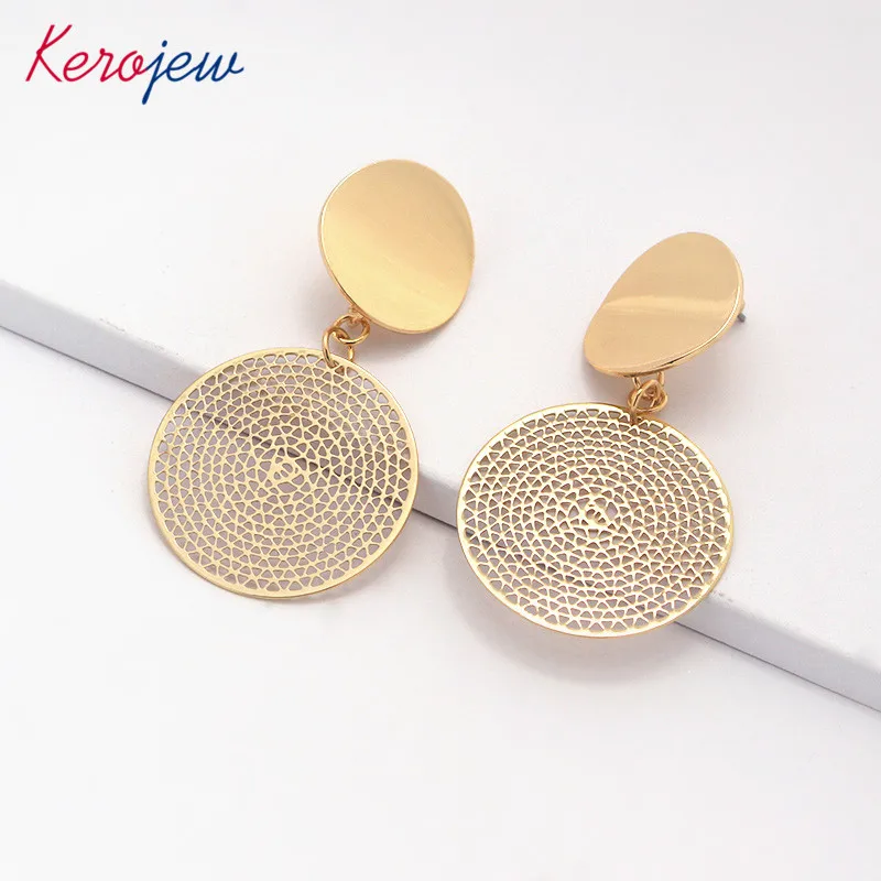 Korean Hollow Gold color geometric Round drop dangle earrings for women bijoux oorbelle boucle d'oreille femme 2019 Jewelry
Korean Hollow Gold color geometric Round drop dangle earrings for women bijoux oorbelle boucle d'oreille femme 2019 Jewelry