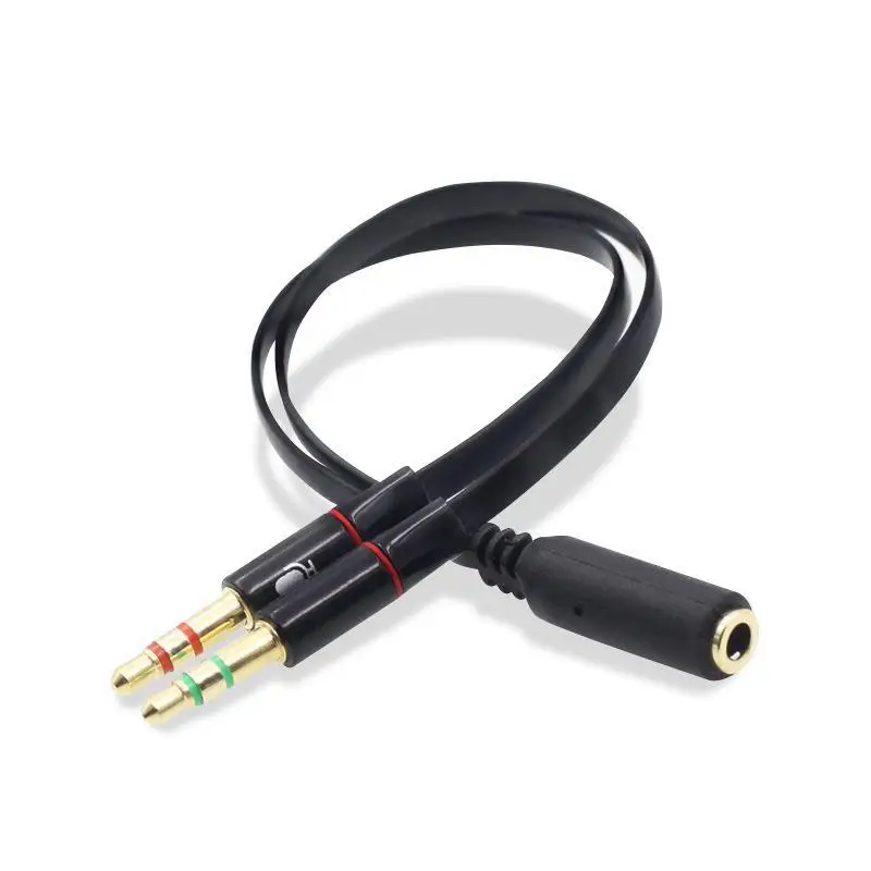 Mobile Phone Mic Headset Conversion Line Computer 3.5mm To Two Audio Cable Female-male Two In One Divider Audio Adapter JQC-Z25
Mobile Phone Mic Headset Conversion Line Computer 3.5mm To Two Audio Cable Female-male Two In One Divider Audio Adapter JQC-Z25