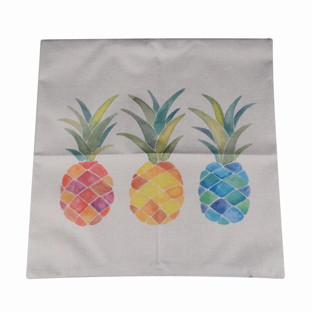 LINKWELL 18x18" Fashion Colorful Watercolor Pineapple Delicious Fruit Polyester Cotton Pillowcase 80g Light Weight Cushion Cover
LINKWELL 18x18" Fashion Colorful Watercolor Pineapple Delicious Fruit Polyester Cotton Pillowcase 80g Light Weight Cushion Cover