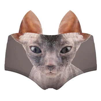 Sfinks Cat 3D Cute Print Ears Women Underwear Interesting Panties For Lady Hot Sexy Female Lingerie Thongs Briefs
Sfinks Cat 3D Cute Print Ears Women Underwear Interesting Panties For Lady Hot Sexy Female Lingerie Thongs Briefs