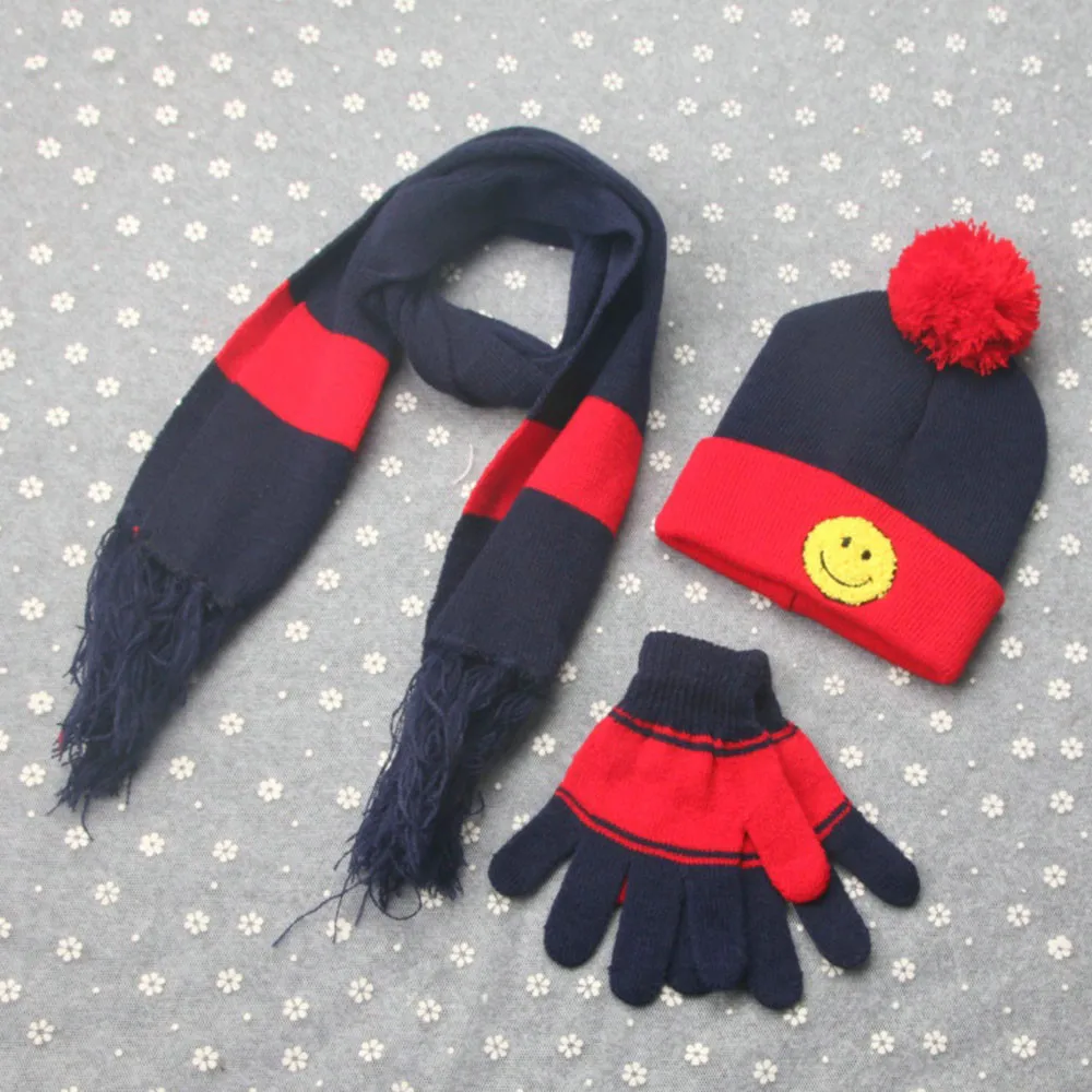 3pcs 3-10T Kids Hats With Scarf Gloves Pom pom Knitted Toddler Babys Autumn Spring Children's Hat For Boy Girl Beanie Cap BFOF
3pcs 3-10T Kids Hats With Scarf Gloves Pom pom Knitted Toddler Babys Autumn Spring Children's Hat For Boy Girl Beanie Cap BFOF