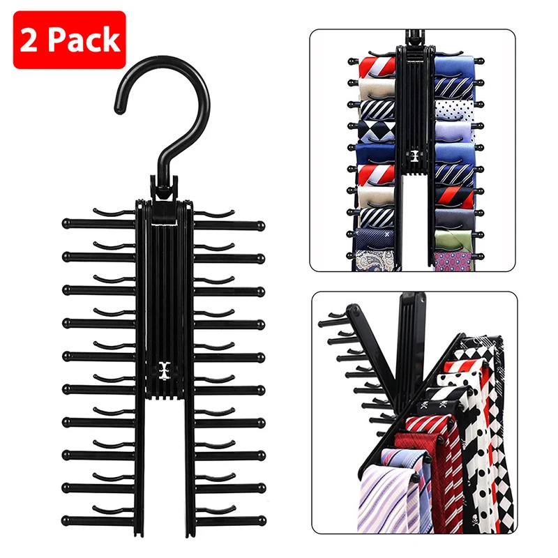 Necktie Belt Scarves Adjustable Non-slip Holder Hanger New 360 Degree Rotating Tie Rack Closet Organizer Neck Ties
Necktie Belt Scarves Adjustable Non-slip Holder Hanger New 360 Degree Rotating Tie Rack Closet Organizer Neck Ties
