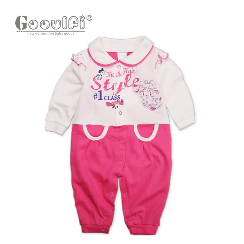 Gooulfi Cotton Baby Clothes Girl Pink Baby Rompers Spring Covered Button Rompers Soft Infant Clothing Warm Romper Jumpsuit 2019
Gooulfi Cotton Baby Clothes Girl Pink Baby Rompers Spring Covered Button Rompers Soft Infant Clothing Warm Romper Jumpsuit 2019