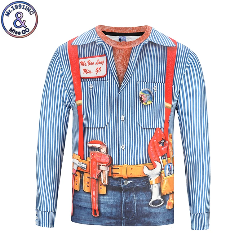 Mr.1991IN Autumn New Arrive 3D Long Sleeve T shirt Print Fake Stripe Strap T shirt Men Funny Fitness Fashion Tee Shirt Camisetas
Mr.1991IN Autumn New Arrive 3D Long Sleeve T shirt Print Fake Stripe Strap T shirt Men Funny Fitness Fashion Tee Shirt Camisetas