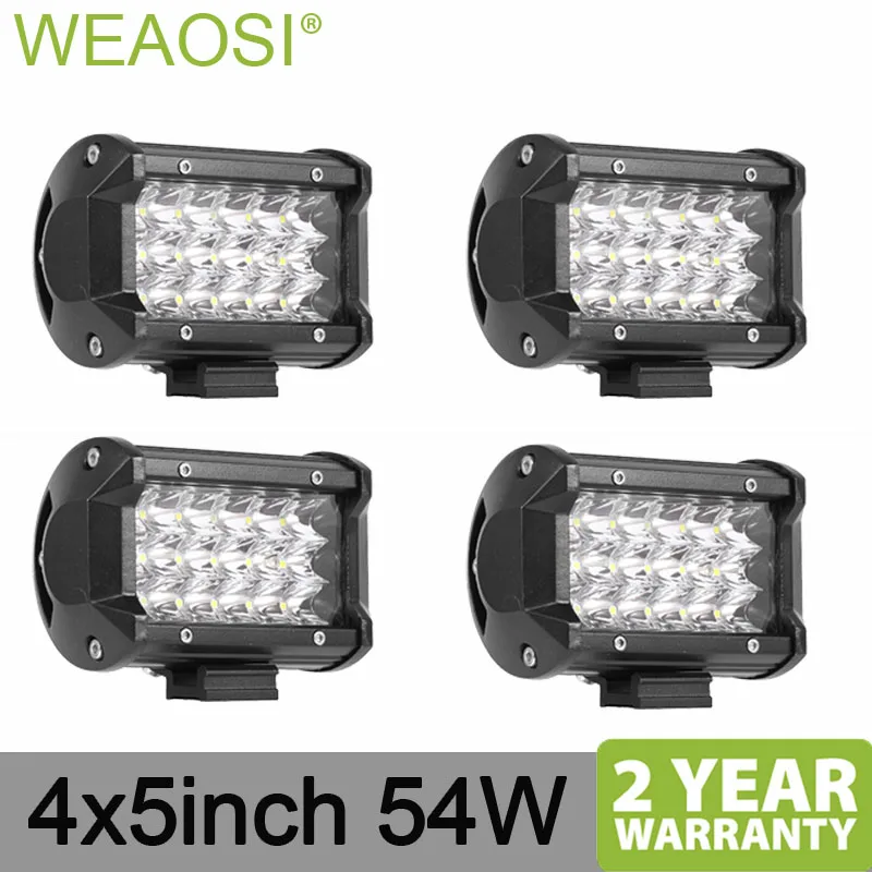 High quality new item 4 pieces 5" tri rows work light LED 12v 24v for offroad car 4x4 truck SUV ATV Van
High quality new item 4 pieces 5" tri rows work light LED 12v 24v for offroad car 4x4 truck SUV ATV Van
