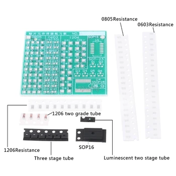 SMT SMD Component Welding Practice Board Soldering Practice DIY Kit Best diy electronic kit Component Whosale&Dropship
SMT SMD Component Welding Practice Board Soldering Practice DIY Kit Best diy electronic kit Component Whosale&Dropship
