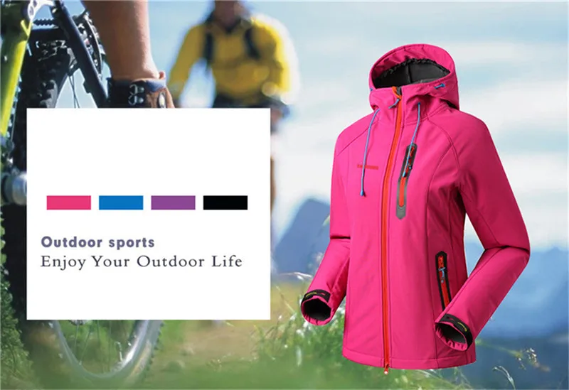 SAENSHING Softshell Jacket Women Brand Waterproof Rain Coat Outdoor Hiking Clothing Female Windproof Soft Shell Fleece Jackets 18