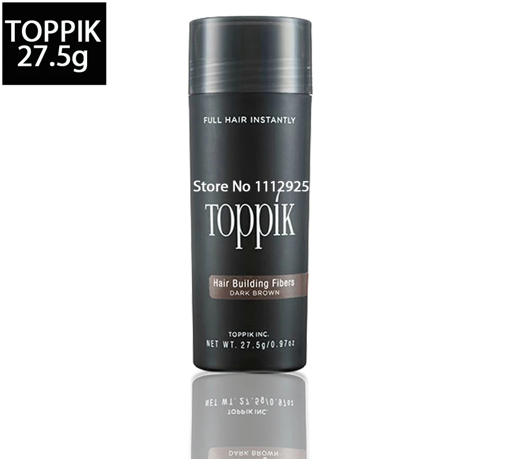 

Beauty Cosmetic Spray Toppik 27.5g Hair Fiber Thinning Concealer Loss Baldness Instant Refill Keratin Fiber Hair Powder 10colors