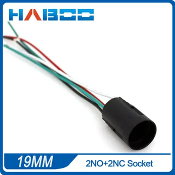 10PCS Packing socket connector for dia.19mm switch 2NO+2NC with LED 8pins, socket only
10PCS Packing socket connector for dia.19mm switch 2NO+2NC with LED 8pins, socket only