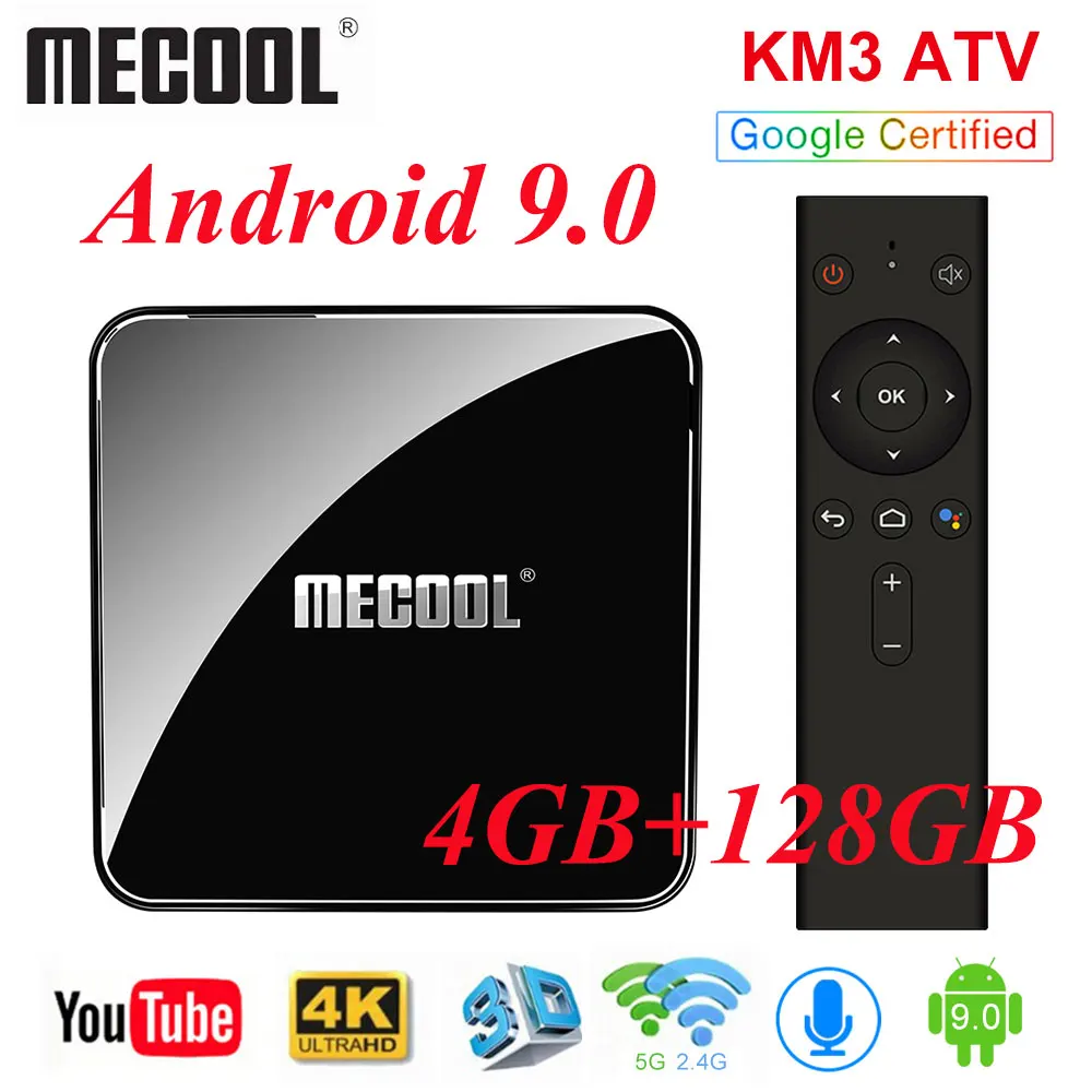Original Mecool KM3 ATV KM9 PRO Google Certified Androidtv Android 9.0 TV Box S905X2 4K HDR 2.4G/5G Wifi Streaming Media Player
Original Mecool KM3 ATV KM9 PRO Google Certified Androidtv Android 9.0 TV Box S905X2 4K HDR 2.4G/5G Wifi Streaming Media Player