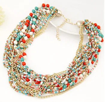 Seblasy Vintage Bohemian Big Statement Beads Chain Tassel Necklaces for Women Maxi Simple Style Tribal Jewelry Handmade Colliers
Seblasy Vintage Bohemian Big Statement Beads Chain Tassel Necklaces for Women Maxi Simple Style Tribal Jewelry Handmade Colliers