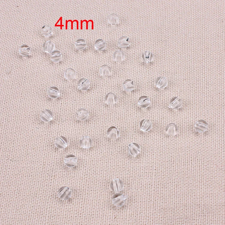 50/100pcs/bag 4/6/8/10/12mm Transparent acrylic plastic round beads DIY loose beads
50/100pcs/bag 4/6/8/10/12mm Transparent acrylic plastic round beads DIY loose beads