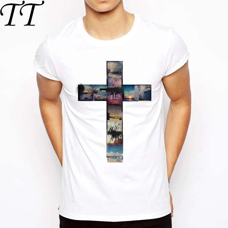 Summer The Cross Trees Man T Shirts Jesus Faith Short Sleeve Tshirts Casual Streetwear Fashion Skateboard Men T-shirts
Summer The Cross Trees Man T Shirts Jesus Faith Short Sleeve Tshirts Casual Streetwear Fashion Skateboard Men T-shirts