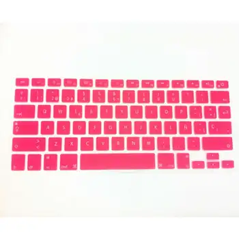 New Spanish Silicone US Keyboard Cover Skin Cover Protective FILM Protector for Apple MacBook Pro Air With Retina 13 15 17
New Spanish Silicone US Keyboard Cover Skin Cover Protective FILM Protector for Apple MacBook Pro Air With Retina 13 15 17