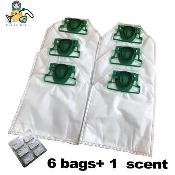 CLEAN DOLL 1 pallet freshener 6-piece dust Bag for folletto Vorwerk Kobold VK200 FP200 Vacuum Cleaner spare parts
CLEAN DOLL 1 pallet freshener 6-piece dust Bag for folletto Vorwerk Kobold VK200 FP200 Vacuum Cleaner spare parts