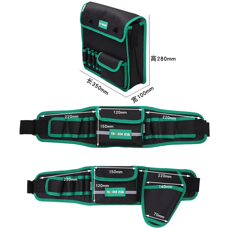 Multifunction Durable Waterproof Canvas Tool Bag Waist Belt Bag Electrician Repair Tool Pouch Organizer
Multifunction Durable Waterproof Canvas Tool Bag Waist Belt Bag Electrician Repair Tool Pouch Organizer