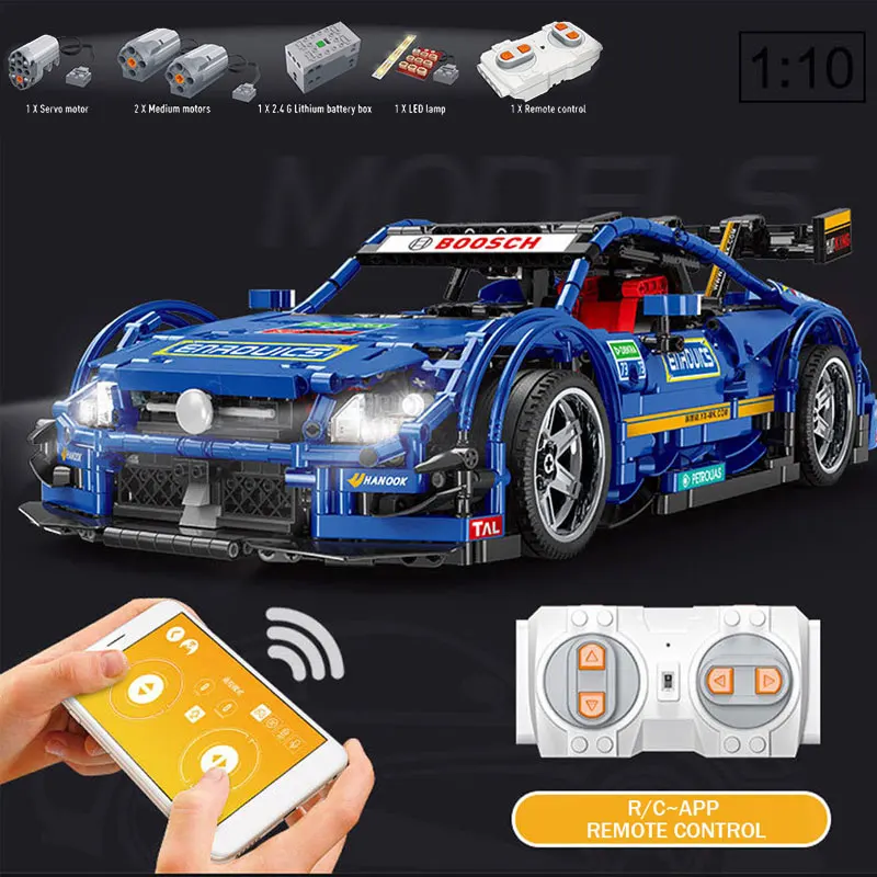 Technic Blocks Blue Racing Car with Power Function Led 1970Pcs Building Blocks Toys for Children Assemble Technic Car Toys Gifts
Technic Blocks Blue Racing Car with Power Function Led 1970Pcs Building Blocks Toys for Children Assemble Technic Car Toys Gifts