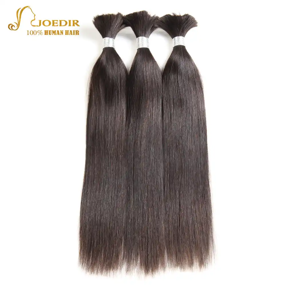 Joedir Hair Brazilian Straight Hair Bundles Remy Human Hair Weave
