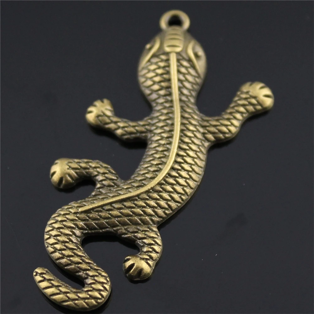14pcs/lot 59*25mm ancient bronze Gecko charm Pendants DIY jewelry for bracelet necklace earring
14pcs/lot 59*25mm ancient bronze Gecko charm Pendants DIY jewelry for bracelet necklace earring