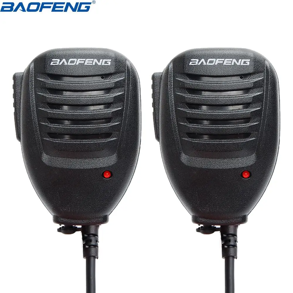 2pcs Original BaoFeng UV-5R Handheld Microphone Speaker Mic PTT for Baofeng Walkie Talkie Portable UV5R Plus BF-888S UV B6 Radio
2pcs Original BaoFeng UV-5R Handheld Microphone Speaker Mic PTT for Baofeng Walkie Talkie Portable UV5R Plus BF-888S UV B6 Radio