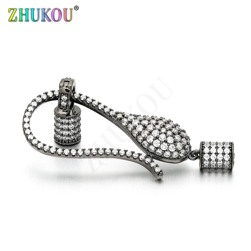 16*53mm High Quality Brass Cubic Zirconia Clasps Hooks DIY Jewelry Findings Making, Model: VK7
16*53mm High Quality Brass Cubic Zirconia Clasps Hooks DIY Jewelry Findings Making, Model: VK7