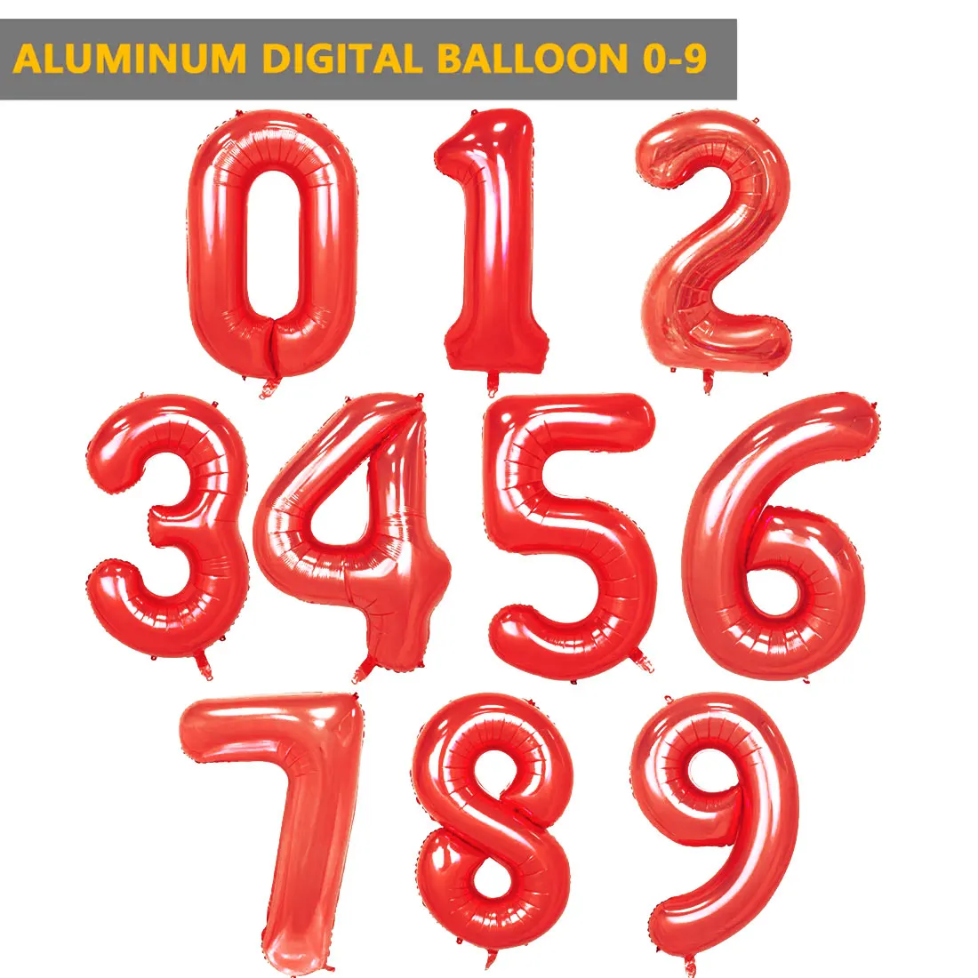 40 Inches Red Digit Birthday Decoration Foil Number Balloons Inflatable Wedding Birthday Number Foil Balloon Party Supplies
40 Inches Red Digit Birthday Decoration Foil Number Balloons Inflatable Wedding Birthday Number Foil Balloon Party Supplies